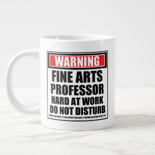 Waarschuwing Fine Arts professor hard aan het werk Grote Koffiekop