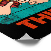 Waarschuwing Fireworks Firecrackers Safety Derde v Poster (Hoek)