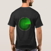 Waarschuwing: Gaydar in gebruik. T-shirt (Achterkant)
