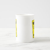 Waarschuwing Geek met zwarte gordel Mok (Voorkant)