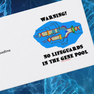 Waarschuwing! Geen bescherming in de genenpool Visitekaartje