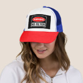 Waarschuwing Geen Filter Grappige Sarcastische Pun Trucker Pet (In situ)