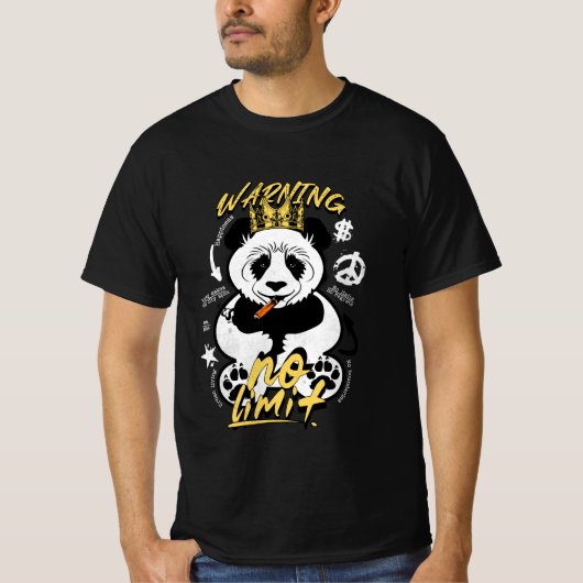 Waarschuwing Geen limiet T-shirt (Voorkant)