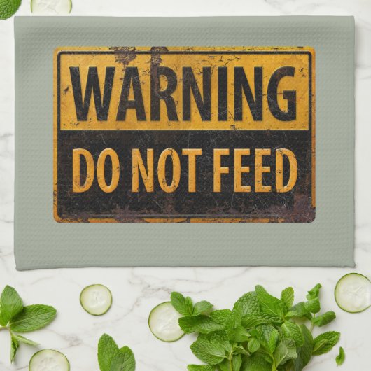 WAARSCHUWING: geen voeding - waarschuwingssignaal  Theedoek (Gevouwen)