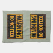 WAARSCHUWING: geen voeding - waarschuwingssignaal  Theedoek (Horizontaal)