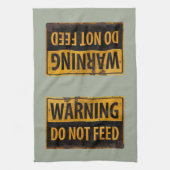 WAARSCHUWING: geen voeding - waarschuwingssignaal  Theedoek (Verticaal)