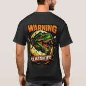 'WAARSCHUWING GEHEIM' T-SHIRT (Achterkant)