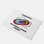 Waarschuwing! Gekweekte stam in Bacterium Deurmat (Schuin)