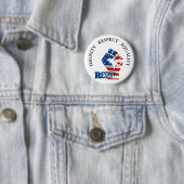 Waarschuwing Gelijkheid respecteren Resist Trump-t Ronde Button 5,7 Cm (In situ)