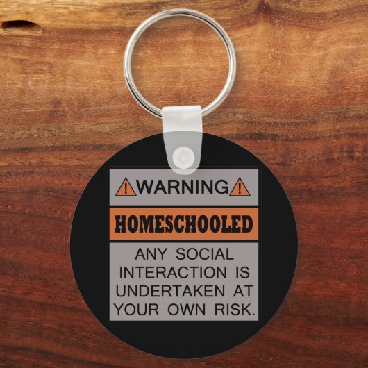Waarschuwing! Gewoonlijk gekozen! Sleutelhanger (Voorkant)
