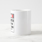 Waarschuwing Goddochter hard op het werk stoort ni Grote Koffiekop (Voorkant)