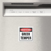 Waarschuwing Griekse temperatuur Magneet (Insitu (Vaatwasser))