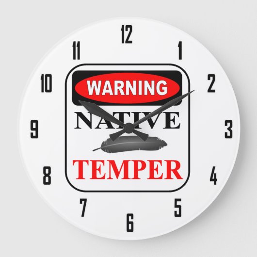 WAARSCHUWING GROTE KLOK (Voorkant)