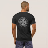 Waarschuwing - grote objecten onder kilt t-shirt (Achterkant volledig)