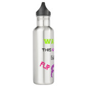 Waarschuwing Gymnast Flip Water Fles (Links)