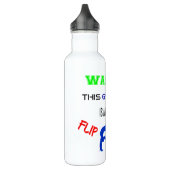 Waarschuwing Gymnast Flip Water Fles (Links)
