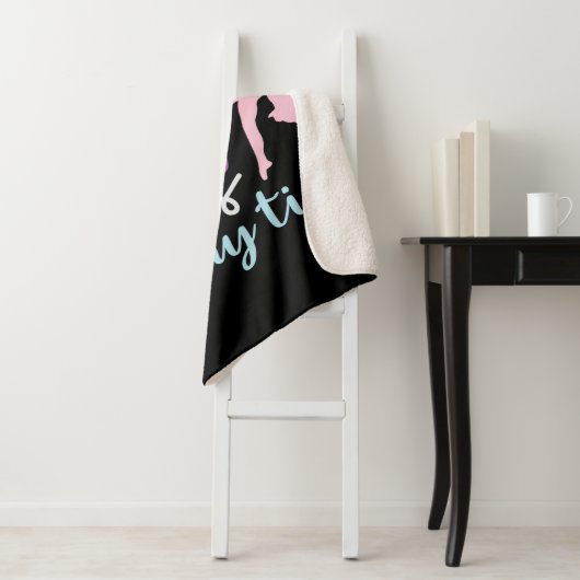 Waarschuwing Gymnast kan op elk moment omdraaien Sherpa Deken (In situ)