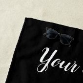 Waarschuwing Gymnast kan op elk moment omdraaien Strandlaken (In situ)