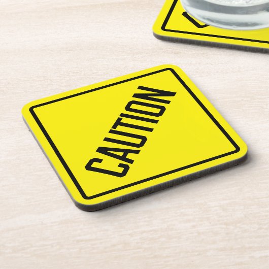 Waarschuwing hard plastic Onderzetter (Linkerzijde)