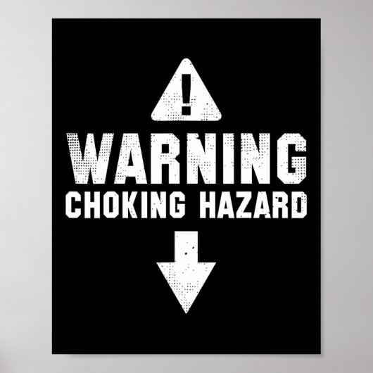Waarschuwing hazard Costume Funny Easy Halowee Poster (Voorkant)