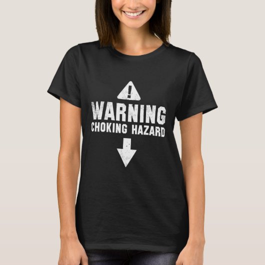 Waarschuwing hazard Costume Funny Easy Halowee T-shirt (Voorkant)