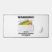 Waarschuwing! Het is een bacteriële wereld daarbui Bureaumat (Keyboard & Muis)