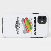 Waarschuwing! Het is een bacteriële wereld daarbui Case-Mate iPhone Case (Achterkant (horizontaal))