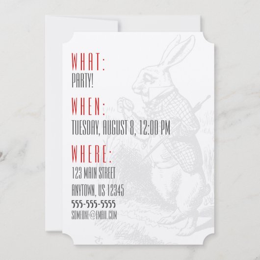 WAARSCHUWING! Het kan een beetje CRAZY zijn. Mad H Kaart (Achterkant)