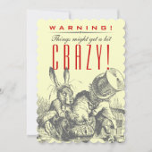 WAARSCHUWING! Het kan een beetje CRAZY zijn. Mad H Kaart (Voorkant)