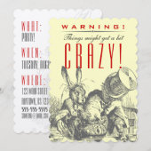 WAARSCHUWING! Het kan een beetje CRAZY zijn. Mad H Kaart (Voorkant / Achterkant)