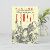 WAARSCHUWING! Het kan een beetje CRAZY zijn. Mad H Kaart (Staand voorkant)
