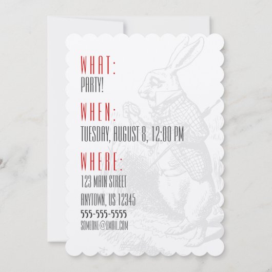 WAARSCHUWING! Het kan een beetje CRAZY zijn. Mad H Kaart (Achterkant)