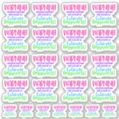 Waarschuwing! Het openingspakket resulteert in Ext Sticker (Voorkant)