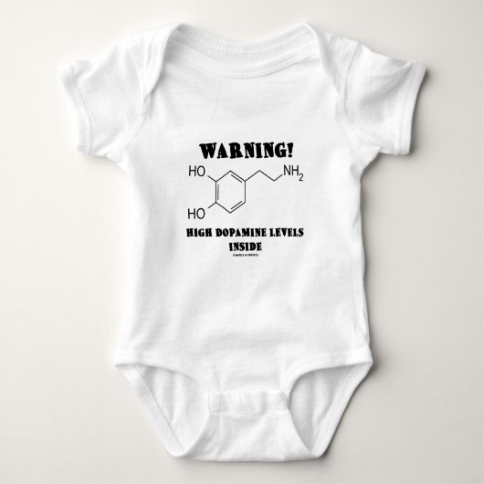 Waarschuwing! Hoge dopamineniveaus binnen Romper (Voorkant)