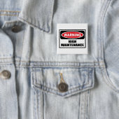 Waarschuwing HOGE ONDERHOUD Button (In situ)