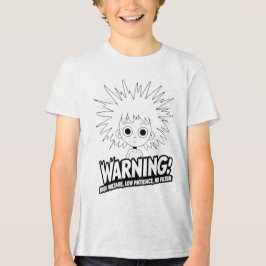 Waarschuwing! Hoge Spanning, Lage Geduld, Geen Fil Tri-Blend Shirt