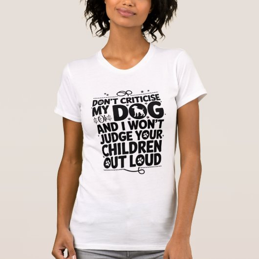 Waarschuwing hondeneigenaar t-shirt (Voorkant)