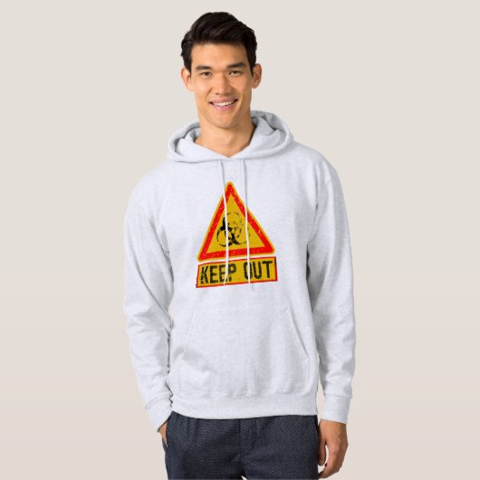 Waarschuwing Hoodie (Voorkant volledig)