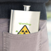 Waarschuwing: Hoog Radioactief Voor Koffie Flacon (Voorbeeld)