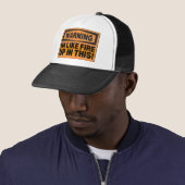 WAARSCHUWING IK BEN ALS VUUR TRUCKER PET (In situ)