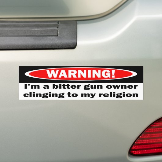 Waarschuwing!  Ik ben eigenaar van het Pistool Btt Bumpersticker (Op auto)