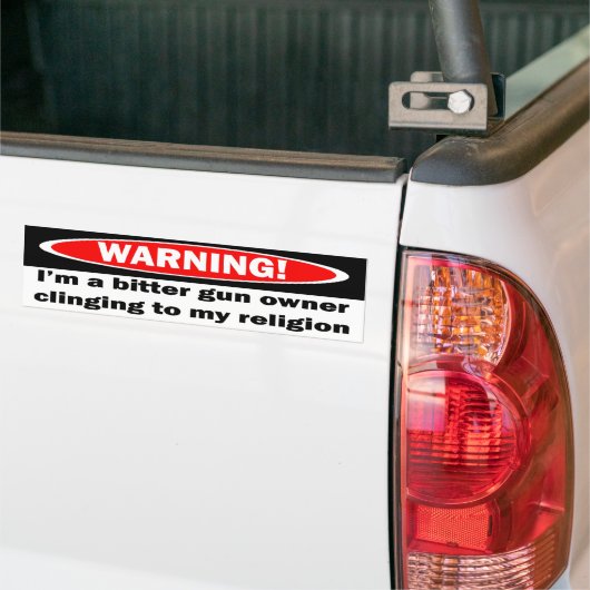 Waarschuwing!  Ik ben eigenaar van het Pistool Btt Bumpersticker (Op Truck)