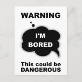 WAARSCHUWING - Ik ben gestreden Briefkaart (Voorkant)