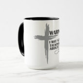 Waarschuwing: ik ga het hebben over Jezus Mok (Voorkant links)