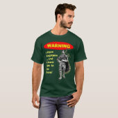 Waarschuwing: Ik heb buidels en ik weet hoe ik de T-shirt (Voorkant volledig)