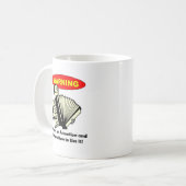 Waarschuwing! Ik heb een cordion Koffiemok (Voorkant links)