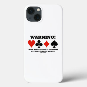 Waarschuwing! Ik heb een liefdeshate Relatie Bridg Case-Mate iPhone Case