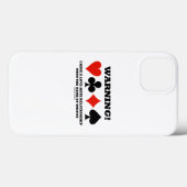 Waarschuwing! Ik heb een liefdeshate Relatie Bridg Case-Mate iPhone Case (Achterkant (horizontaal))