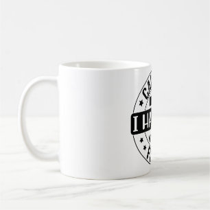 Waarschuwing ik heb geen filter koffiemok