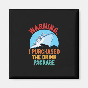 Waarschuwing Ik Heb Het Drankpakket Gekocht Funny Magneet